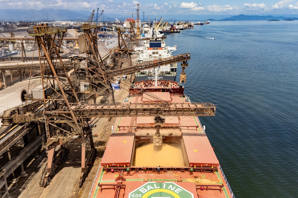 Portos paranaenses ultrapassam 70 milhões de toneladas movimentadas em 2025